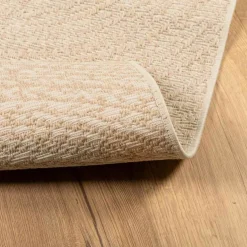 vidaXL Vloerkleed ZIZUR beige binnen en buiten 60x110 cm jute look