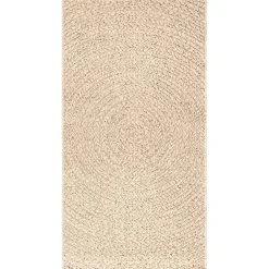 vidaXL Vloerkleed ZIZUR beige binnen en buiten 60x110 cm jute look