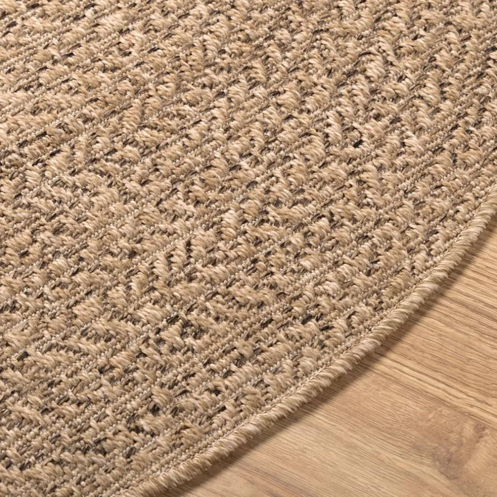 vidaXL Vloerkleed ZIZUR binnen en buiten 90 cm jute look