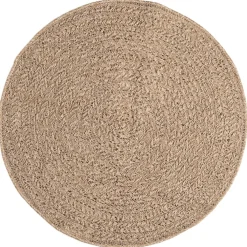 vidaXL Vloerkleed ZIZUR binnen en buiten 90 cm jute look