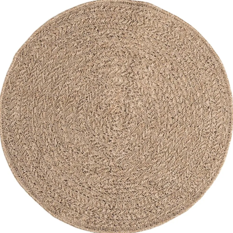 vidaXL Vloerkleed ZIZUR binnen en buiten 90 cm jute look