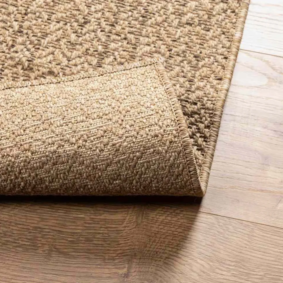 vidaXL Vloerkleed ZIZUR binnen en buiten 120x170 cm jute look