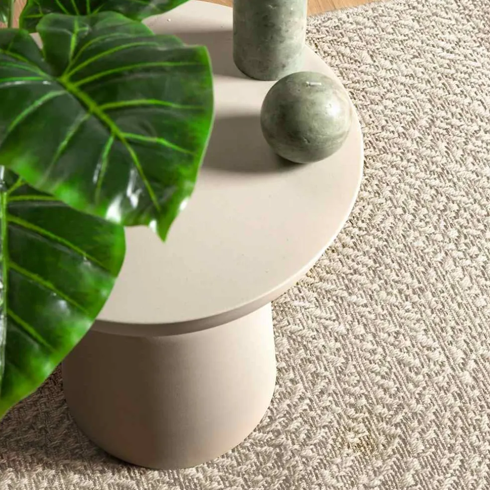 vidaXL Vloerkleed ZIZUR room binnen en buiten 60x110 cm jute look