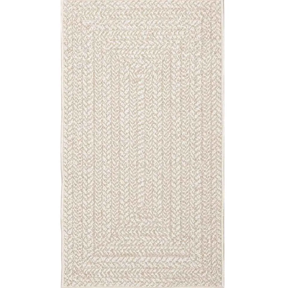vidaXL Vloerkleed ZIZUR room binnen en buiten 60x110 cm jute look