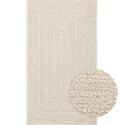 vidaXL Vloerkleed ZIZUR room binnen en buiten 60x110 cm jute look