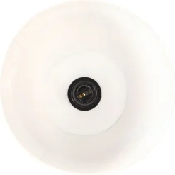 vidaXL Vloerlamp E27 massief mangohout wit