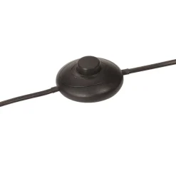 vidaXL Vloerlamp E27 massief mangohout meerkleurig