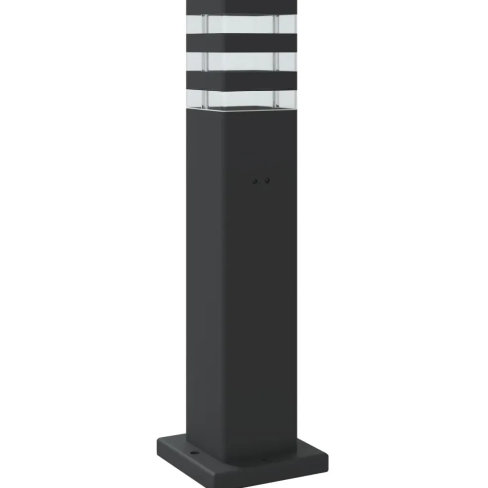 vidaXL Vloerlampen voor buiten 50 cm aluminium zwart