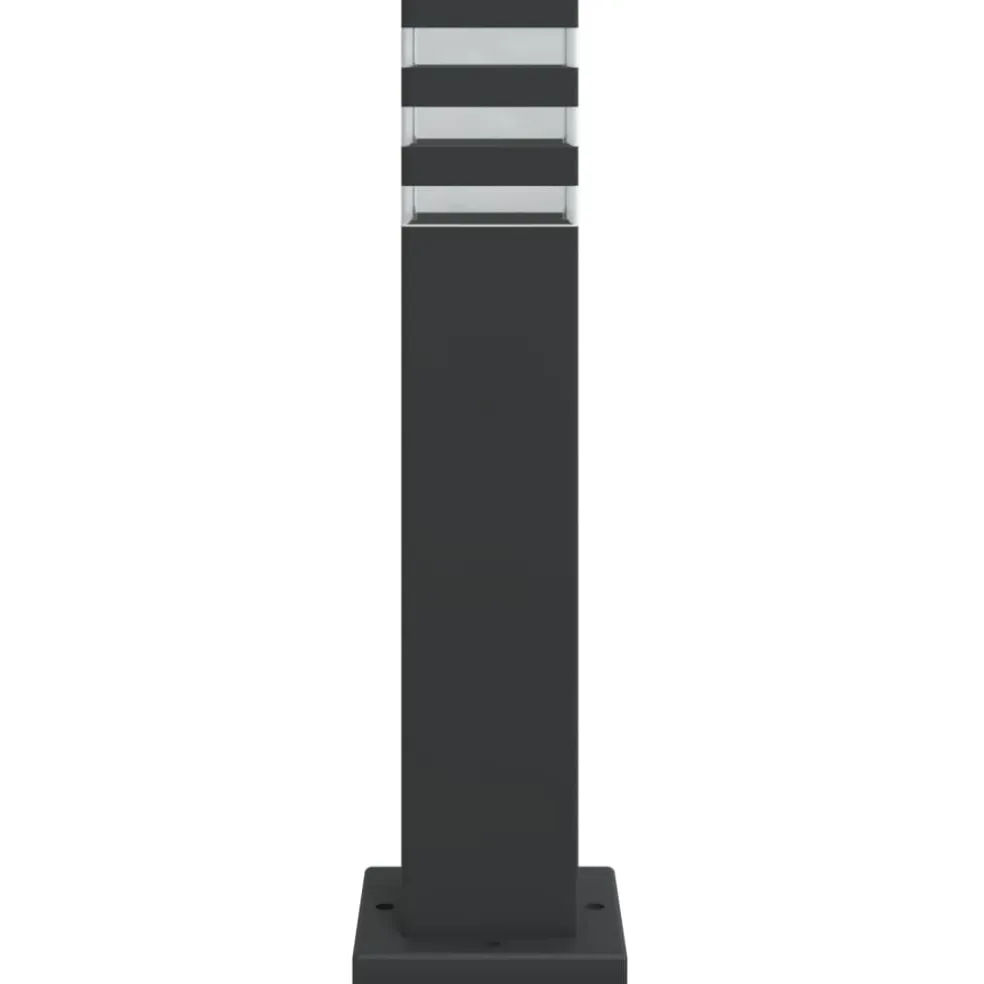 vidaXL Vloerlampen voor buiten 50 cm aluminium zwart