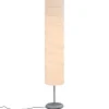 vidaXL Vloerlamp met standaard E27 121 cm wit