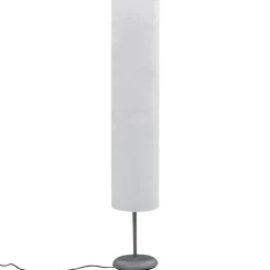 vidaXL Vloerlamp met standaard E27 121 cm wit