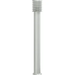 vidaXL Vloerlamp voor buiten 110 cm roestvrijstaal zilverkleurig