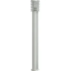 vidaXL Vloerlamp voor buiten 110 cm roestvrijstaal zilverkleurig