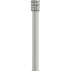 vidaXL Vloerlamp voor buiten 110 cm roestvrijstaal zilverkleurig