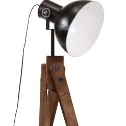 vidaXL Vloerlamp 25 W E27 45x45x120 cm zwart