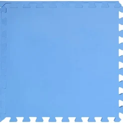 vidaXL Vloermatten 6 st 2,16 ㎡ EVA-schuim blauw
