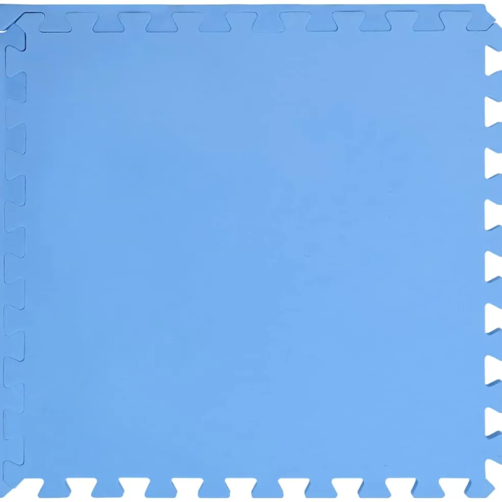 vidaXL Vloermatten 6 st 2,16 ㎡ EVA-schuim blauw