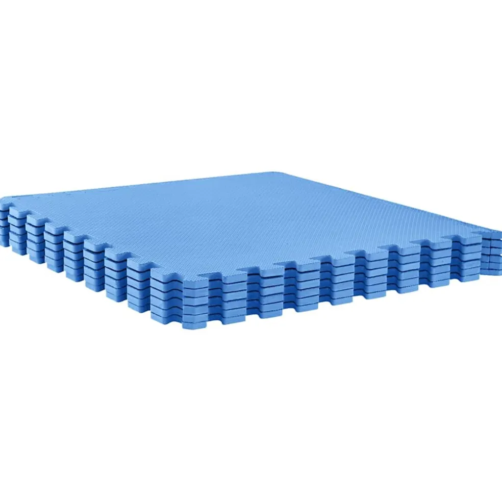 vidaXL Vloermatten 6 st 2,16 ㎡ EVA-schuim blauw