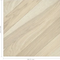 vidaXL Vloerplanken Beige 5,11 m² 55 st PVC