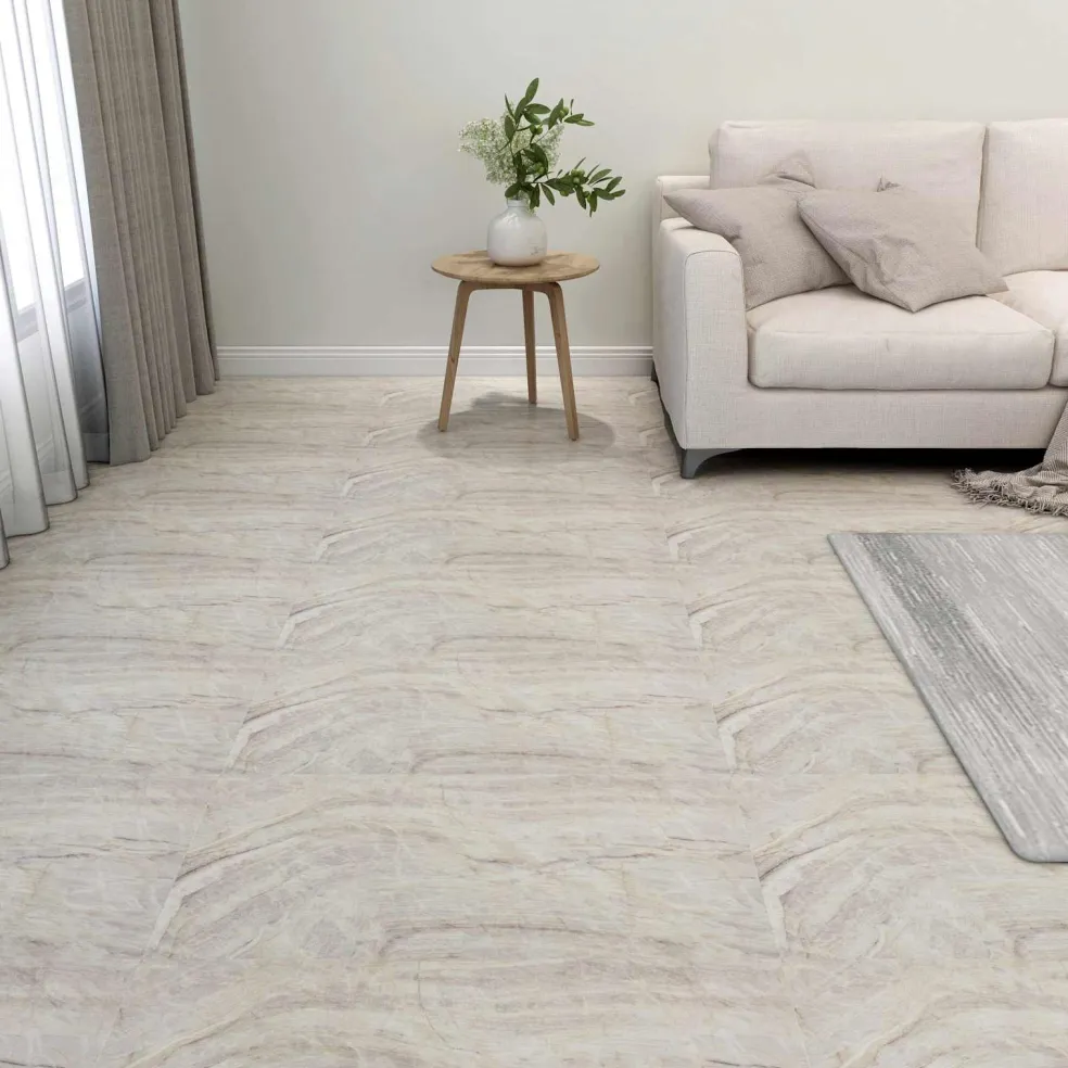 vidaXL Vloerplanken Bruin en beige 5,11 m² 55 st PVC