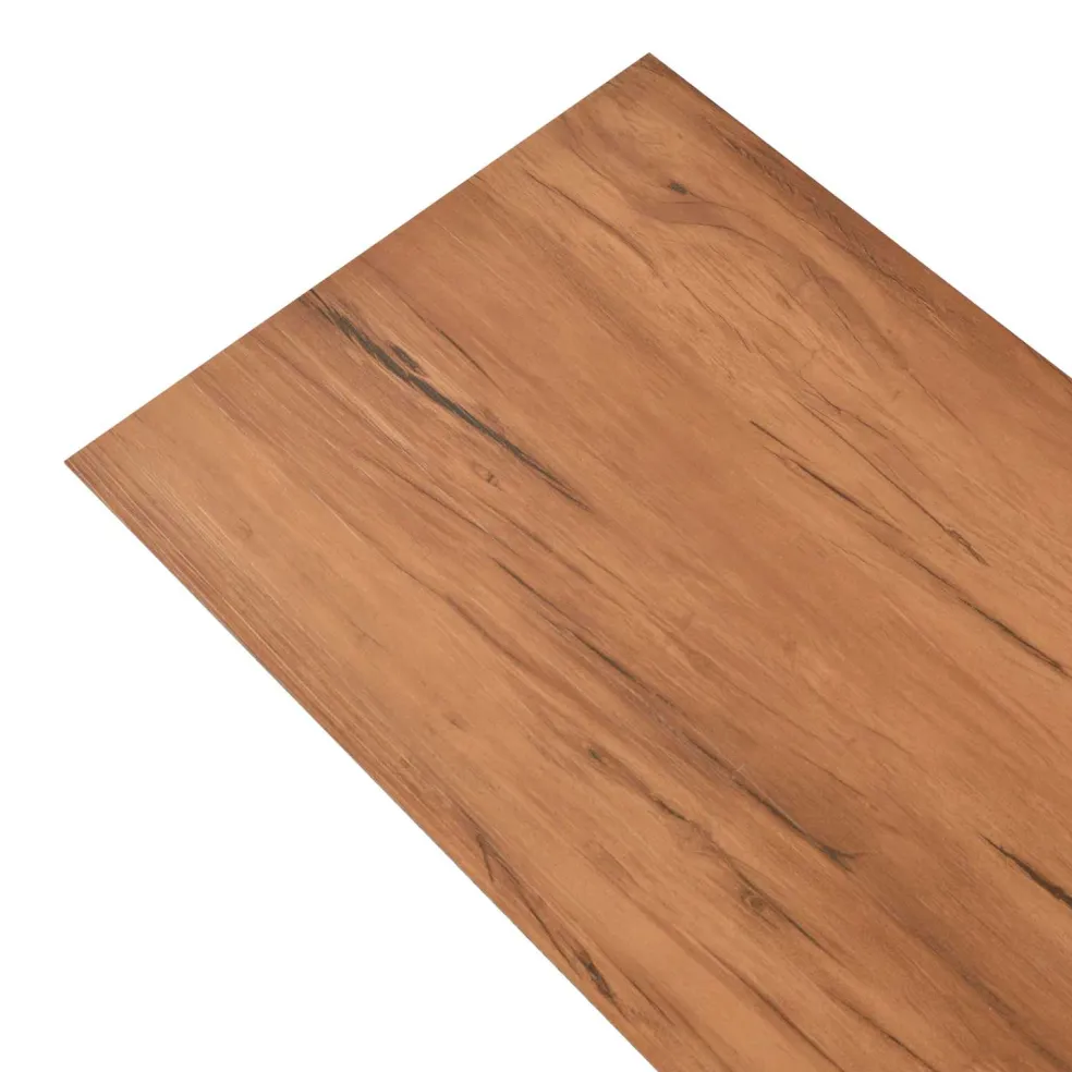 vidaXL Vloerplanken Bruin 5,26 m² 18 st PVC