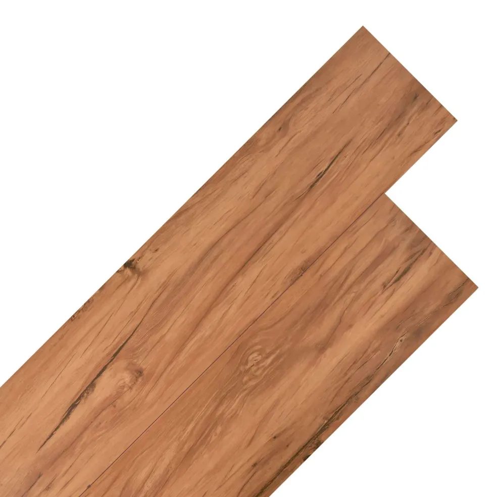 vidaXL Vloerplanken Bruin 5,26 m² 18 st PVC