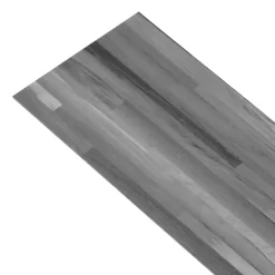 vidaXL Vloerplanken Gestreept Grijs 5,02 m² 36 st PVC