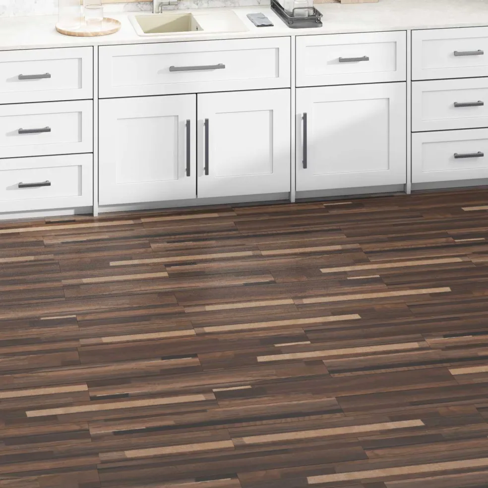 vidaXL Vloerplanken Gestreept Bruin 5,02 m² 36 st PVC