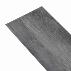 vidaXL Vloerplanken Glanzend Grijs 5,02 m² 36 st PVC