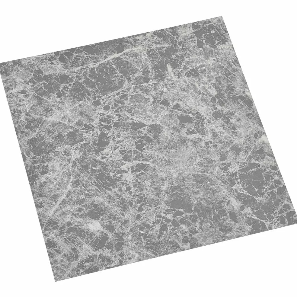 vidaXL Vloerplanken Grijs 5,11 m² 55 st PVC
