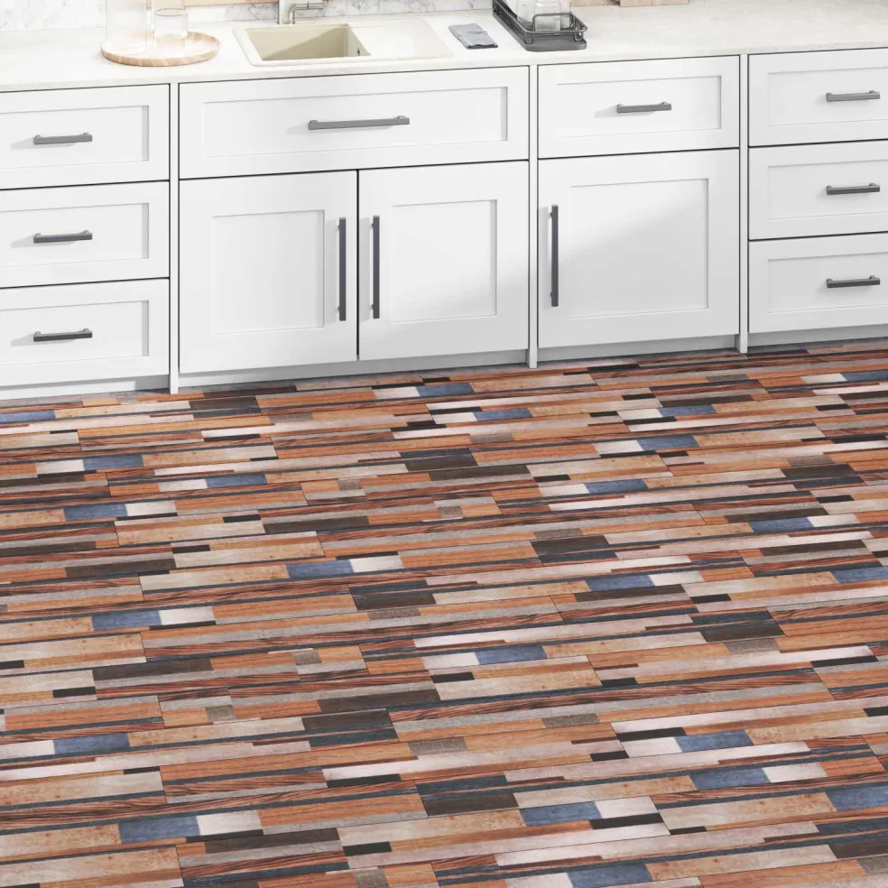 vidaXL Vloerplanken Meerkleurig 5,02 m² 36 st PVC