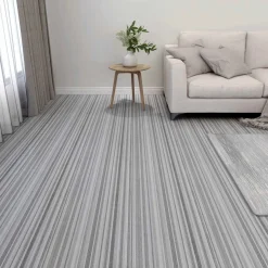 vidaXL Vloerplanken Strepen 5,11 m² 55 st PVC