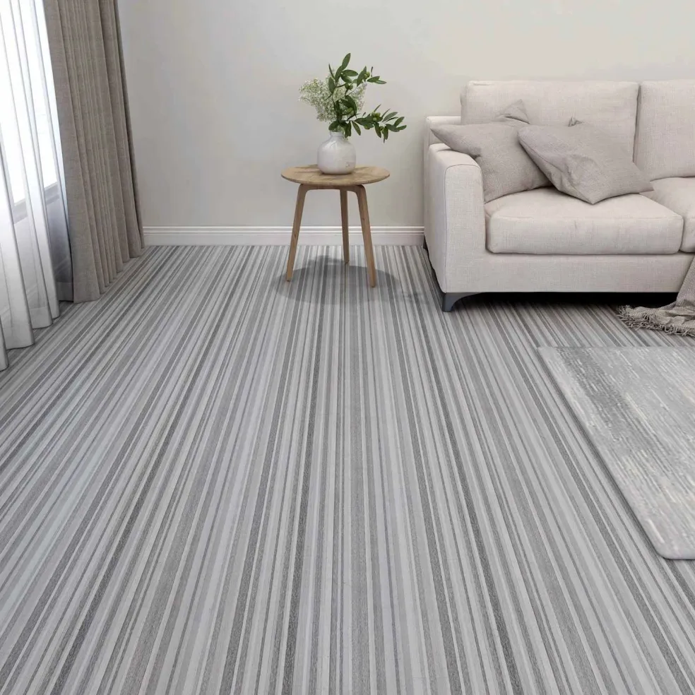 vidaXL Vloerplanken Strepen 5,11 m² 55 st PVC