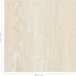 vidaXL Vloerplanken Wit en Beige 5,11 m² 55 st PVC