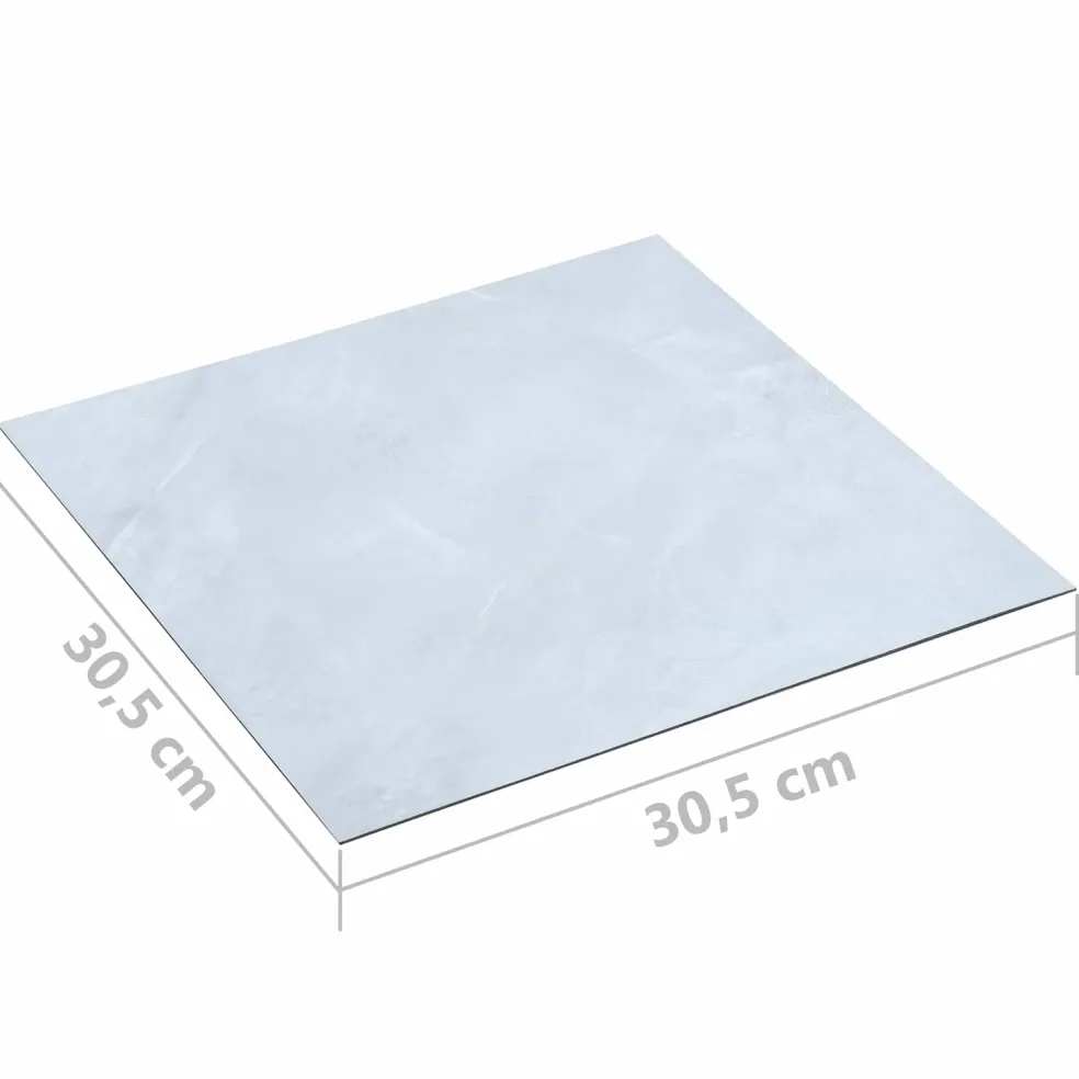 vidaXL Vloerplanken Wit 5,11 m² 55 st PVC