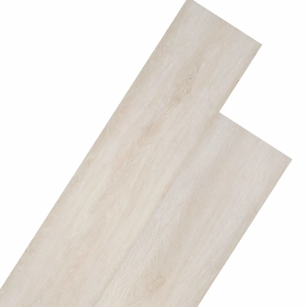 vidaXL Vloerplanken Wit 5,26 m² 18 st PVC