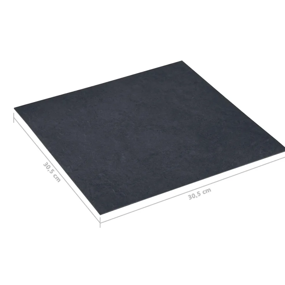 vidaXL Vloerplanken Zwart 5,11 m² 55 st PVC