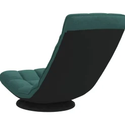 vidaXL Vloerstoel draaibaar 70x51x79 cm stof donkergroen