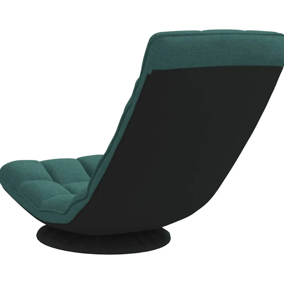 vidaXL Vloerstoel draaibaar 70x51x79 cm stof donkergroen