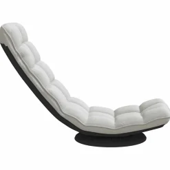 vidaXL Vloerstoel draaibaar 70x51x79 cm stof wolkengrijs