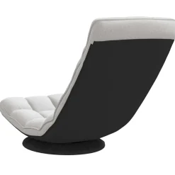 vidaXL Vloerstoel draaibaar 70x51x79 cm stof wolkengrijs
