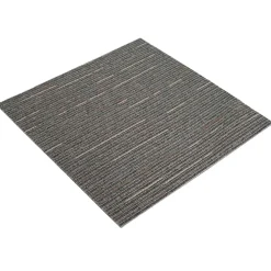 vidaXL Vloertegel Gestreept Donkerbruin 50 x 50 cm 4 st