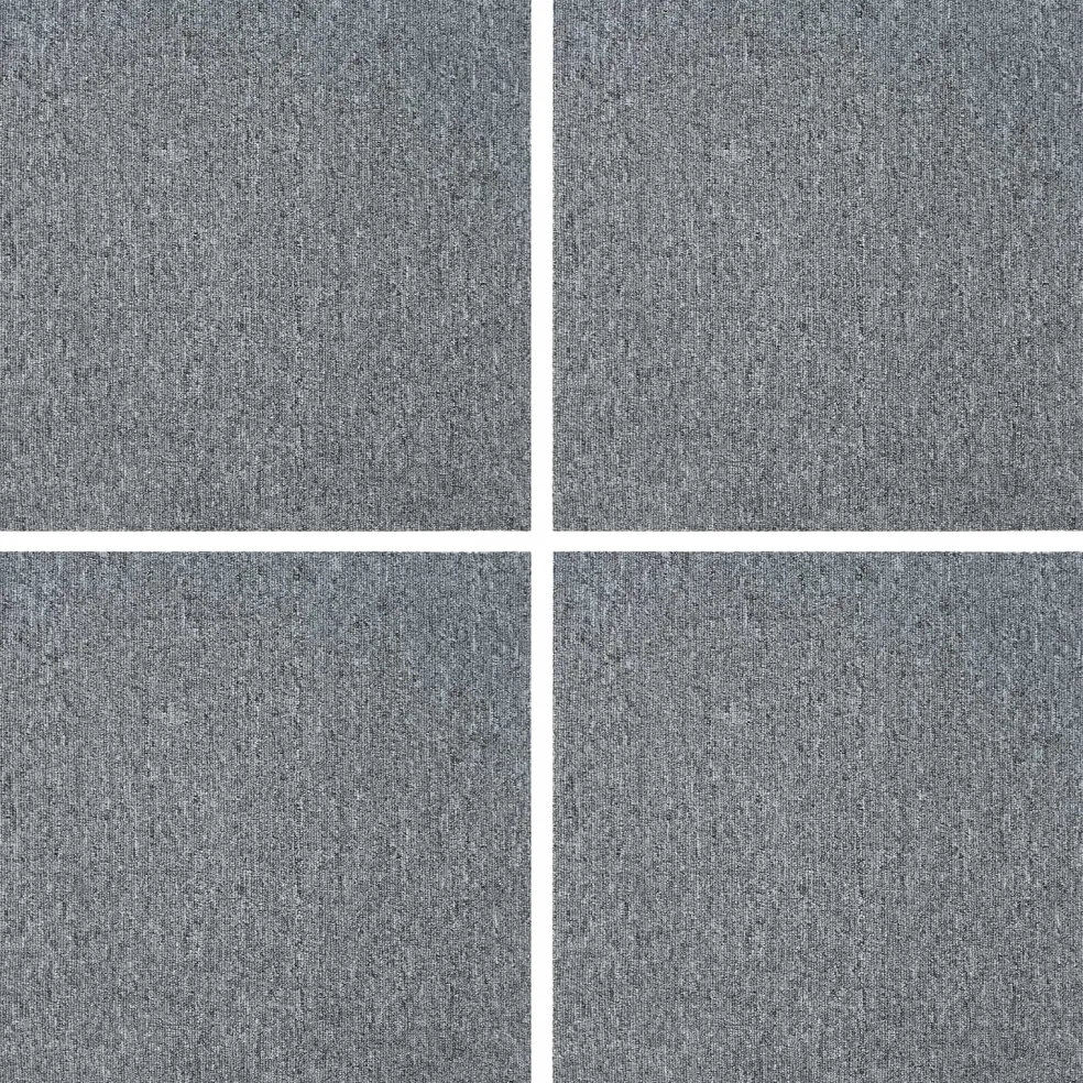 vidaXL Vloertegel Lichtgrijs 50 x 50 cm 4 st PP en Bitumen