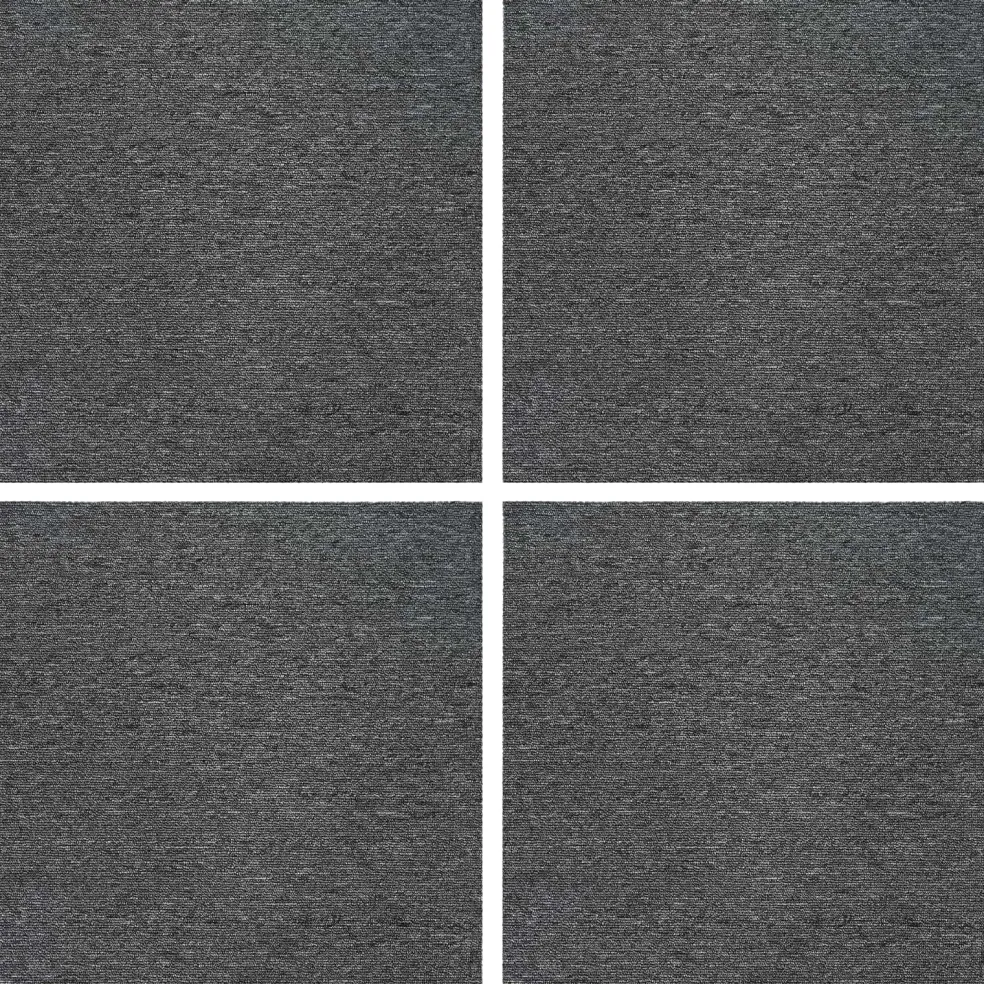 vidaXL Vloertegel Middelgrijs 50 x 50 cm 4 st PP en Bitumen