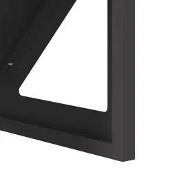 vidaXL Voederbak voor vee Zwart 108 x 50 x 28 cm 10 kg
