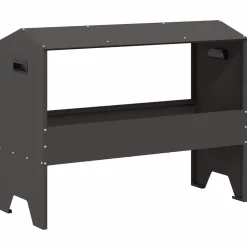 vidaXL Voederbak voor vee Zwart 79 x 35 x 62 cm 15 kg