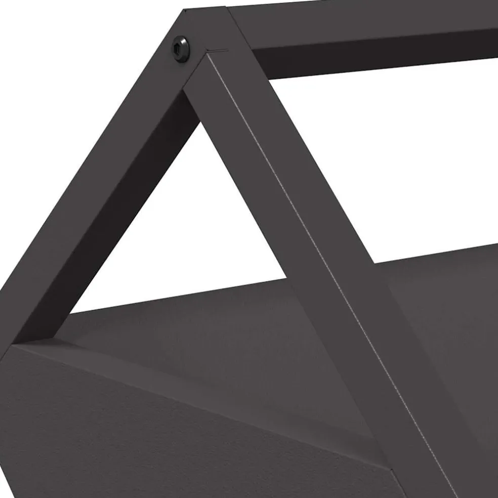 vidaXL Voederbak voor vee Zwart 111 x 76 x 38 cm 10 kg