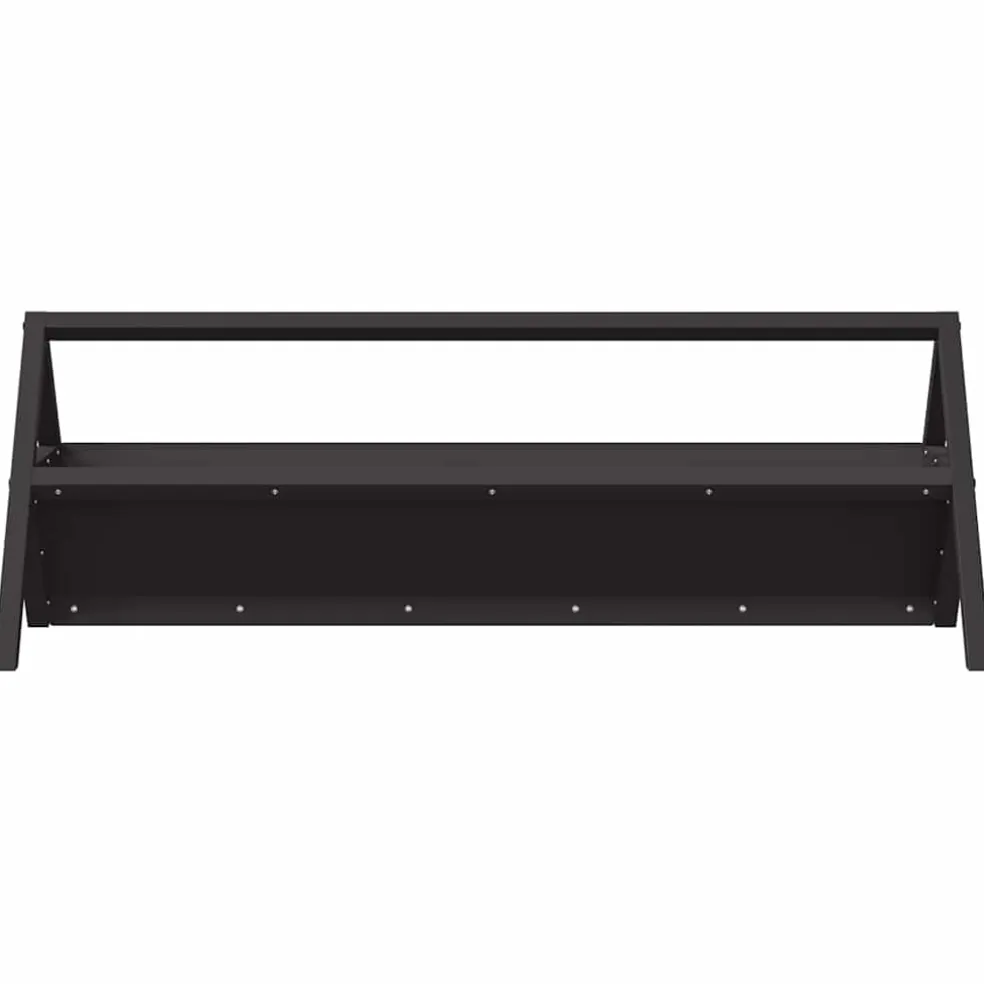vidaXL Voederbak voor vee Zwart 111 x 76 x 38 cm 10 kg