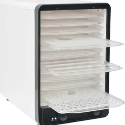vidaXL Voedseldroger met 10 lades 550 W wit