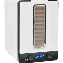 vidaXL Voedseldroger met 10 lades 550 W wit